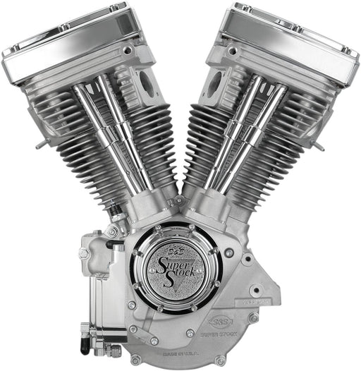 S&S Cycle V80 Long-Block Engine V-Series Silver Long Block