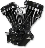 S&S Cycle V111 Long-Block Engine V-Series Black Long Block