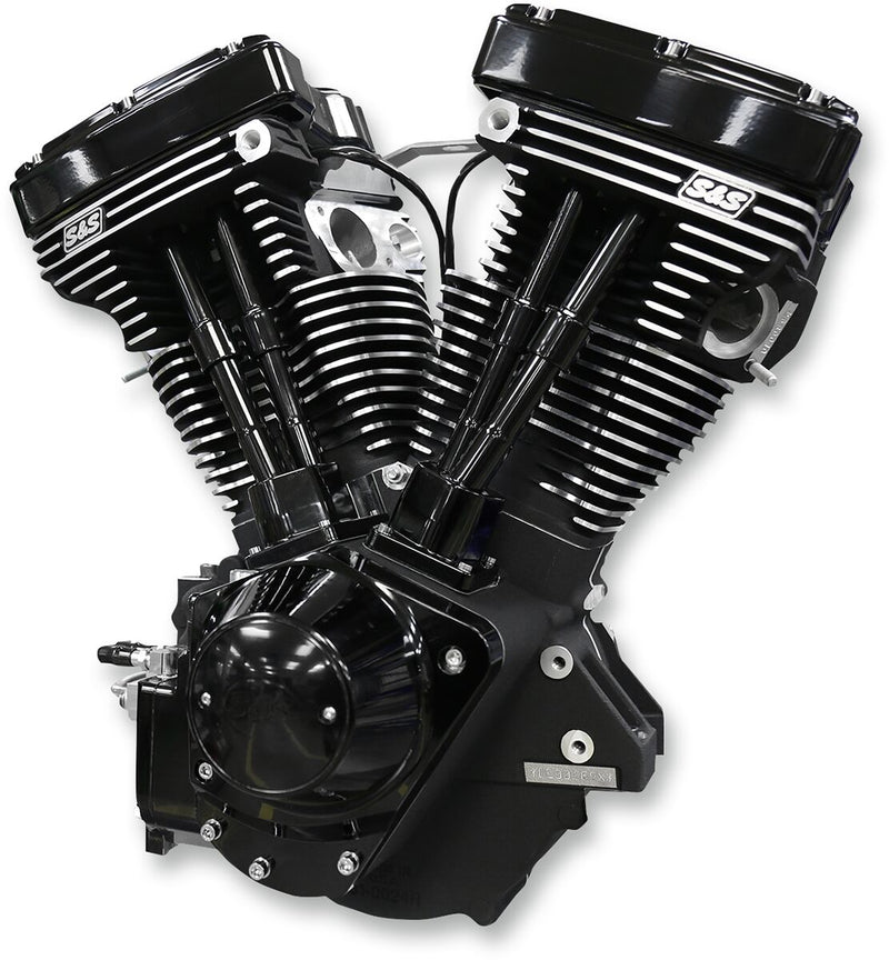 S&S Cycle V111 Long-Block Engine V-Series Black Long Block