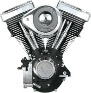 S&S Cycle V80 Complete Assembled Engine Wrinkle Black