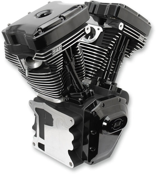 S&S Cycle T111 Long Block Engine T-Series Black
