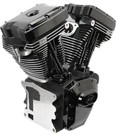 S&S Cycle T143 Long Block Engine T-Series Black