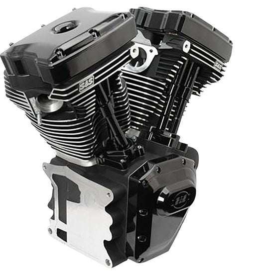 S&S Cycle T143 Long Block Engine T-Series Black