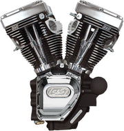 S&S Cycle T143 Long Block Engine T-Series Black #310-0833A