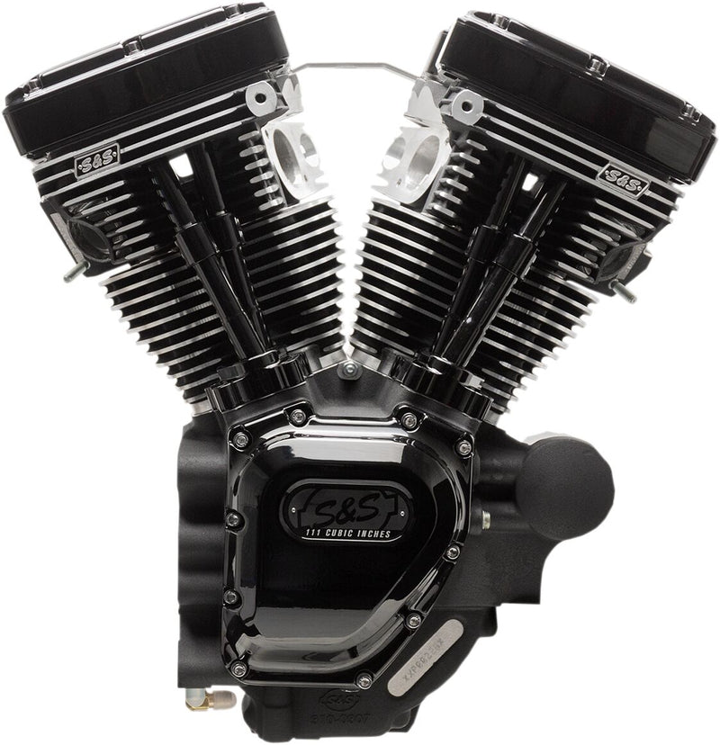 S&S Cycle T111 Black Edition Longblock Engine for Various Various Harley-Davidson Motorcycles (See Fitment List)