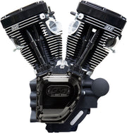 S&S Cycle T143 Long Block Engine T-Series Black