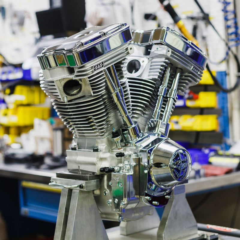 S&S Cycle V111 Long-Block Engine for 1984-1999 Harley-Davidson V-Series Natural Long Block Each