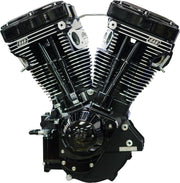 S&S Cycle V124 Long Block Engine for 1984-1999 Harley-Davidson Black #310-1158
