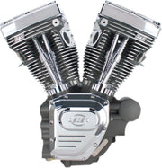 S&S Cycle T124 Low Compression Long Block Engine for 2007-2016 Harley-Davidson T-Series Stone Grey Each