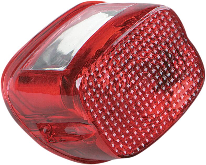 Drag Specialties Replacement Taillight Lens Fits Harley-Davidson Dyna, Softail, Sportster, Touring Models 1999-2004