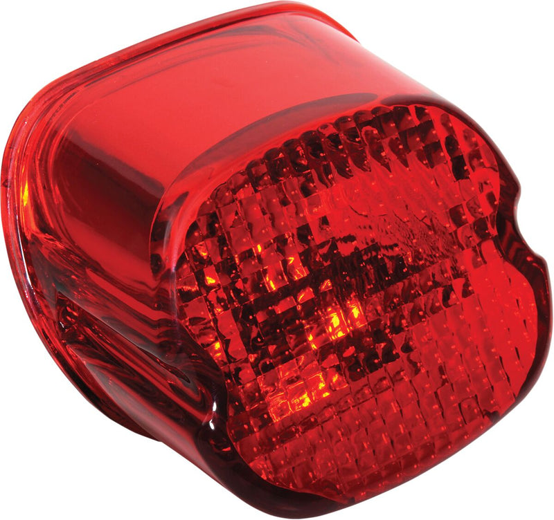 Drag Specialties Laydown Taillight Lens with Bottom Tag Lens with Bottom Tag Light Rear