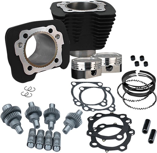 S&S Cycle Hooligan Engine Performance Kit Hooligan™ Wrinkle Black Big Bore