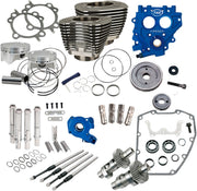 S&S Cycle 100" Power Package Engine Performance Kit Wrinkle Black 585GE