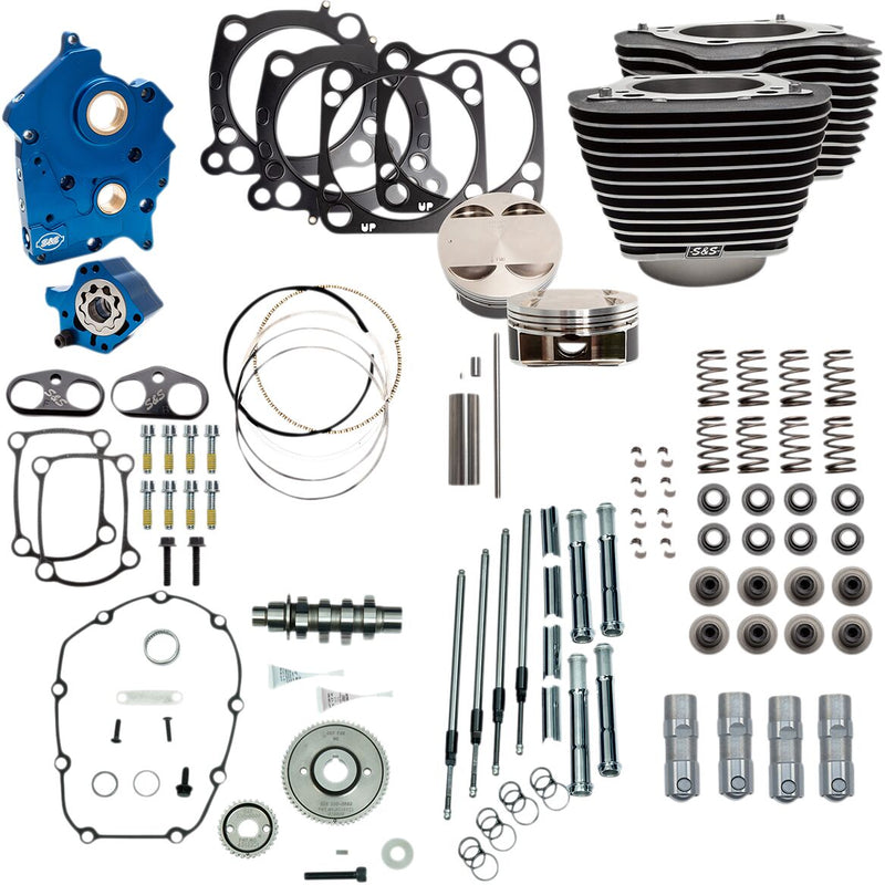 S&S Cycle Power PK WC GD Fin-hl M8 for Harley-Davidson Touring 2017-2018