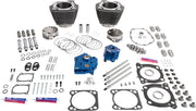 S&S Cycle 132" Power Package Engine Performance Kit for 2017-2026 Harley-Davidson Black Granite HPT496 Series