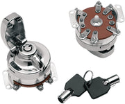 Drag Specialties Round Key Internal Contact Switch Fits Harley-Davidson Softail, Touring Models 1973-1995