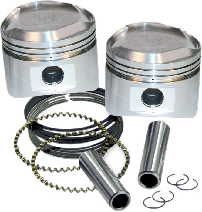 S&S Cycle Piston Kit for Super Stock® Heads Forged Replacement