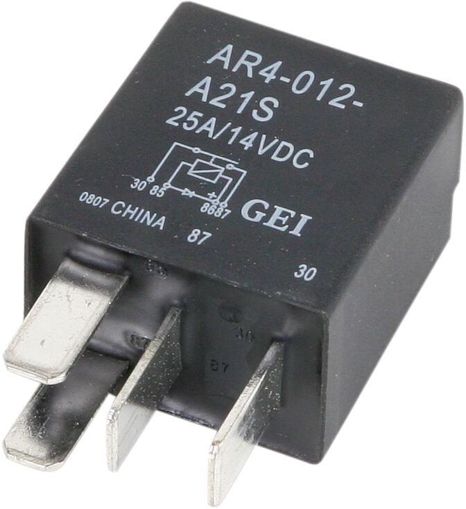 Drag Specialties Micro Relay with Diode Black #MC-DRAG056