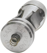 S&S Cycle Crankcase Breather Reed Valve Breather Valve Silver