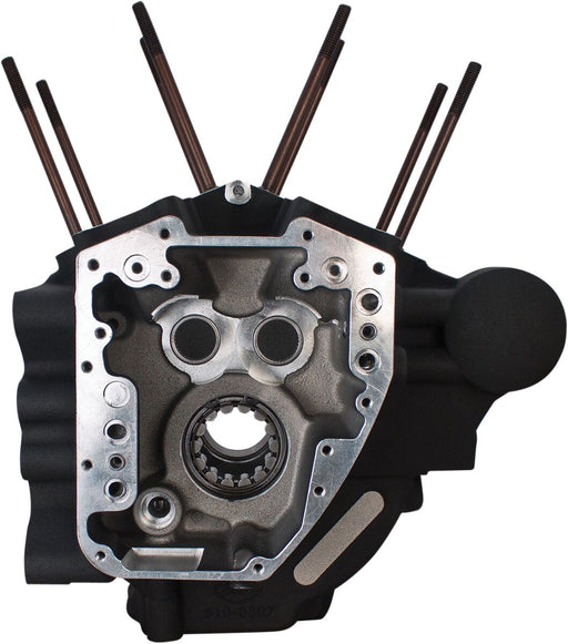 S&S Cycle Engine Case Super Stock® T2 Wrinkle Black 356 T-6 Aluminium