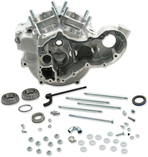 S&S Cycle Super Stock® Generator Engine Case Natural A356 T-6 Aluminium Alloy Kit