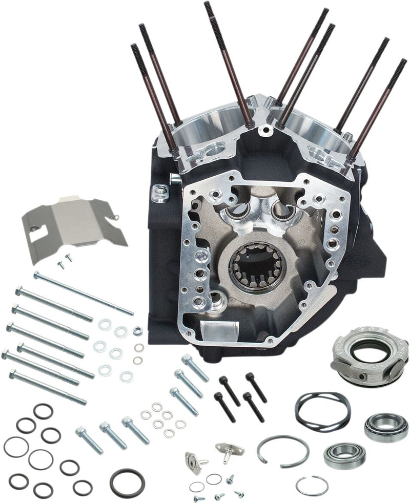 S&S Cycle Engine Case 88 A Engine Wrinkle Black 356 T-6 Aluminium #31-0181A