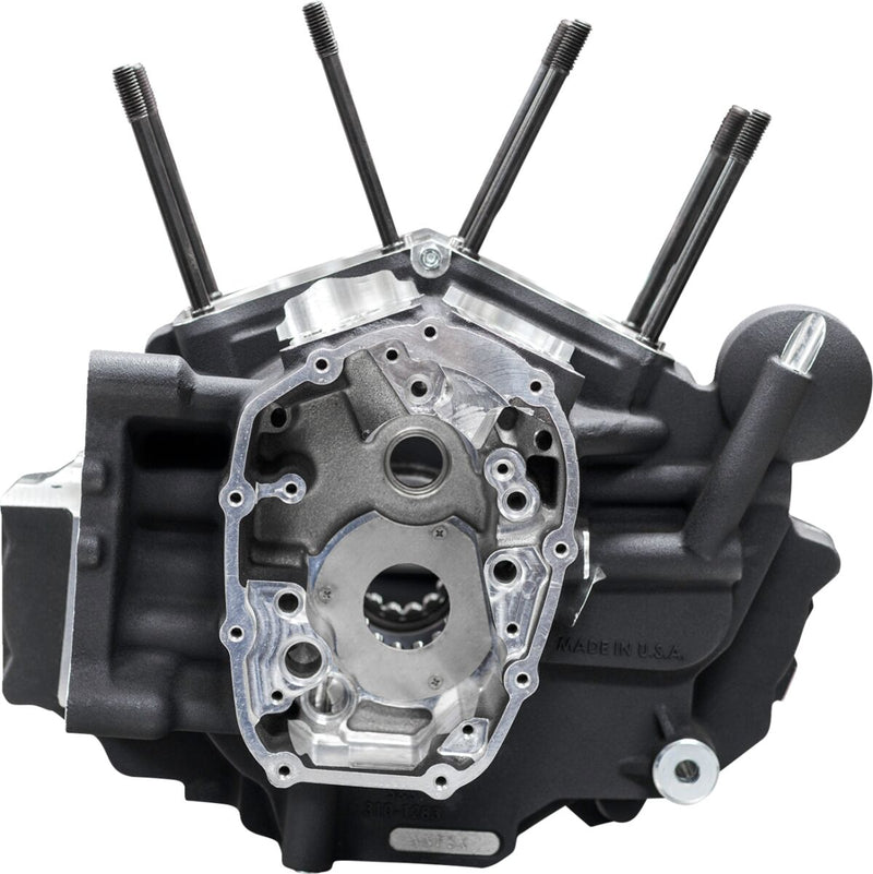 S&S Cycle M8 Softail Crankcase for 2018-2025 Harley-Davidson MK-Series Matte Black