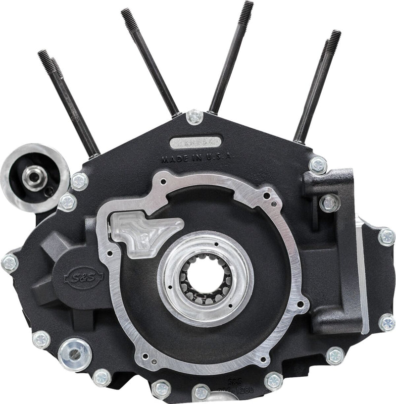 S&S Cycle M8 Softail Crankcase for 2018-2025 Harley-Davidson MK-Series Matte Black Each