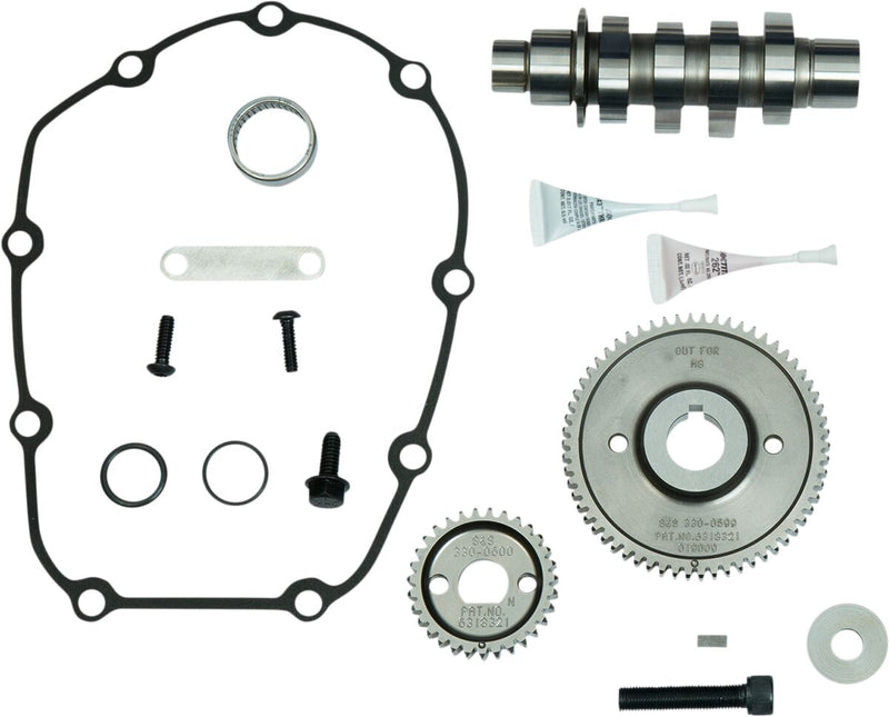 S&S Cycle 590G Gear Drive Camshaft Kit Big Bore Max HP Raw