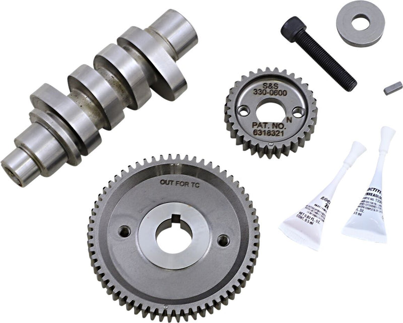 S&S Cycle 590G Gear Drive Camshaft Kit Big Bore Max HP Raw