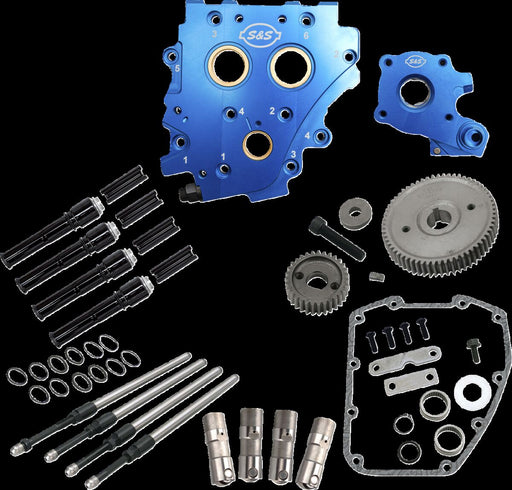 S&S Cycle Cam Chest Kit without Cams for Gear Drive Twin Cam for 2006-2017 Harley-Davidson Camchest Kit Black