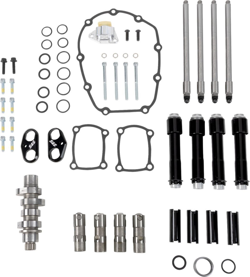 S&S Cycle 496 Camshaft Kit with Pushrod Tubes for 2017-2025 Harley-Davidson Chain Drive