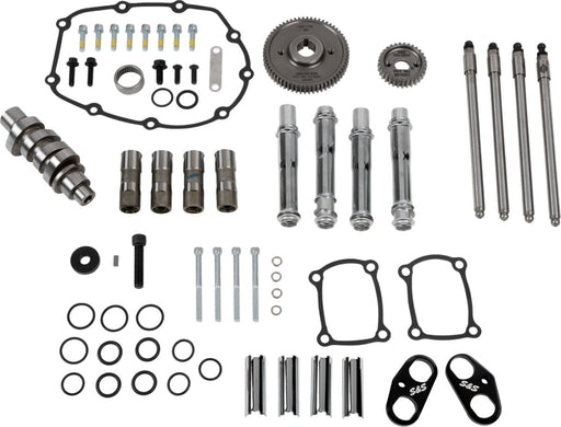 S&S Cycle 496 Camshaft Kit with Pushrod Tubes for 2017-2025 Harley-Davidson Gear Drive