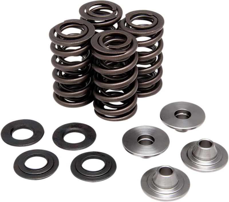 Kibblewhite Valve Spring Kit for 2004-2016 KAWASAKI KX 250 F Lightweight High-Lift Racing Chrome-Silicon #40-40100