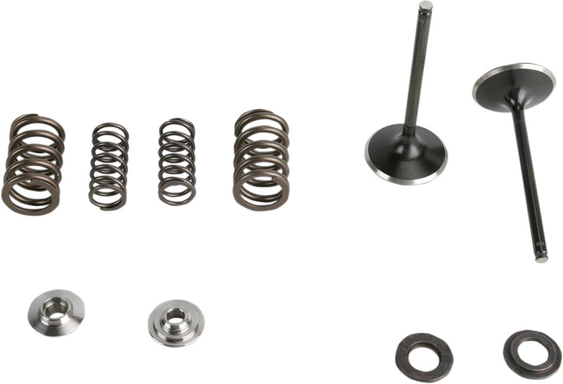 Kibblewhite Intake Stainless Conversion Valve and Spring Kit for 2002-2008 HONDA CRF 450 R Black Diamond™ Stainless
