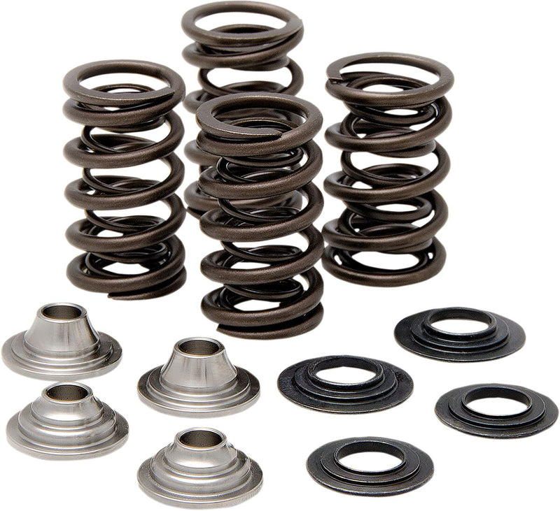 Kibblewhite Valve Spring Kit for 2009-2015 KAWASAKI KX 450 F Lightweight High-Lift Racing Chrome-Silicon