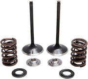 Kibblewhite Intake Stainless Conversion Valve and Spring Kit for 2004-2005 HONDA TRX 450 R Black Diamond™ Stainless