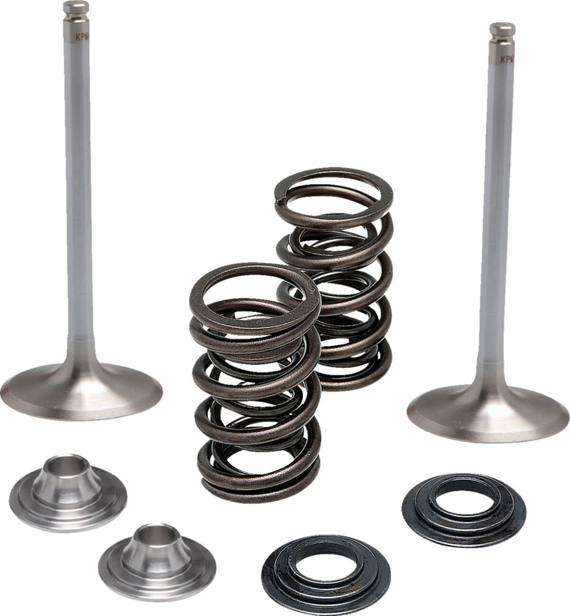 Kibblewhite Intake Stainless Conversion Valve and Spring Kit for 2020-2021 KAWASAKI KX 250 White Diamond® Stainless