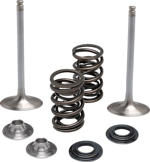 Kibblewhite Intake Stainless Conversion Valve and Spring Kit for 2020-2021 KAWASAKI KX 250 White Diamond® Stainless