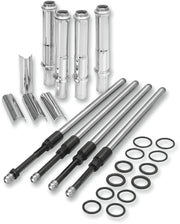 S&S Cycle Quickee Pushrod Kit with Chrome Covers Chromoly Steel #106-6051