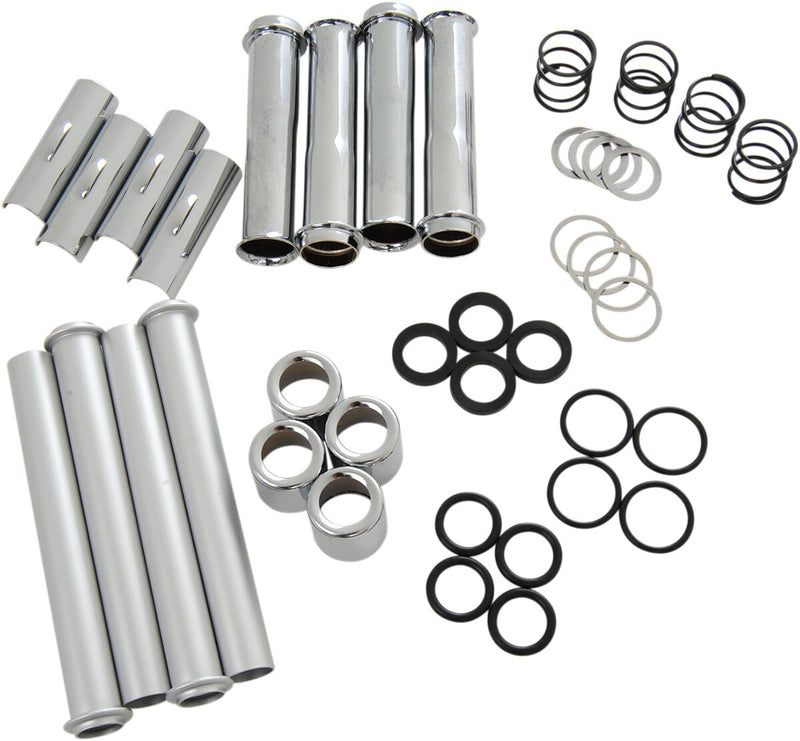 Drag Specialties Chrome Pushrod Tube Kit for 2004-2022 Harley-Davidson Sportster Motorcycles