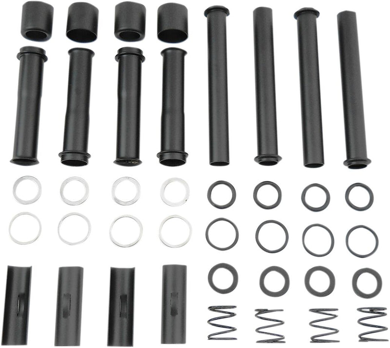 Drag Specialties Satin Black Pushrod Tube Kit for 2004-2013 Harley-Davidson Sportster Motorcycles