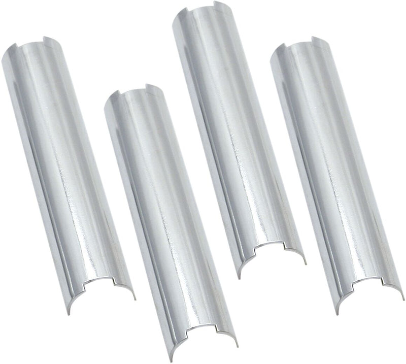 S&S Cycle Chrome Pushrod Cover Keepers 3.330 in. Long for Various Various Harley-Davidson Motorcycles (See Fitment List)