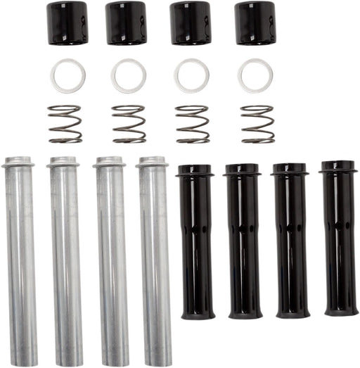 S&S Cycle Pushrod Tubes Gloss Black Steel Set of 4