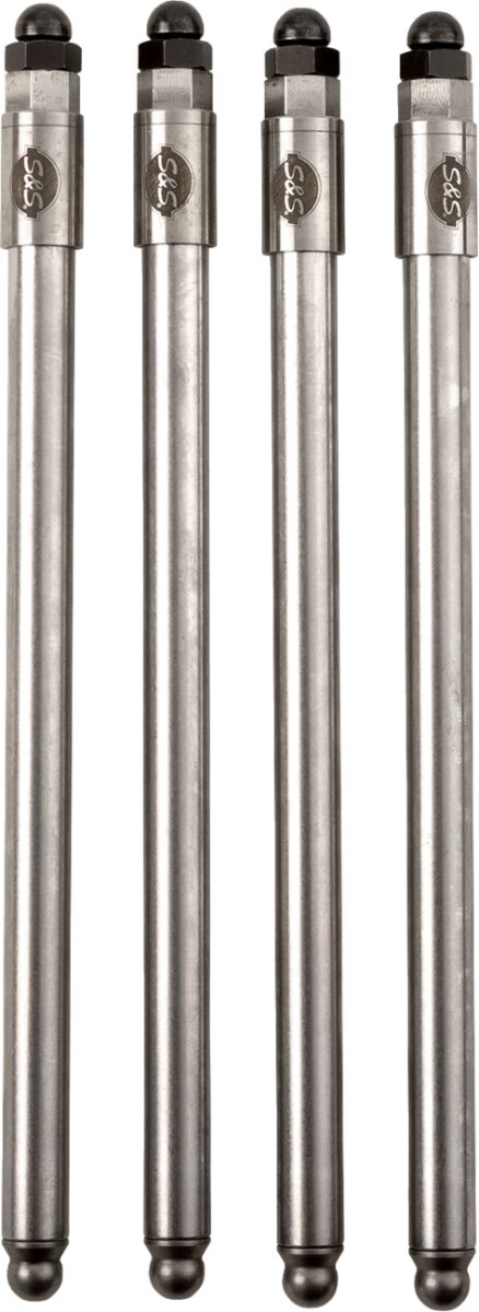 S&S Cycle Quickee Pushrods for 2019-2025 Harley-Davidson Pushrod Set Adjustable Chromoly Steel Set of 4