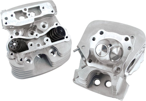 S&S Cycle 79 cc Super Stock® Cylinder Heads Cylinder Head Kit Powder-Coated Silver Aluminium Pair