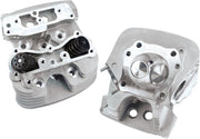 S&S Cycle 89 cc Super Stock® Cylinder Heads Cylinder Head Kit Powder-Coated Silver Aluminium Pair
