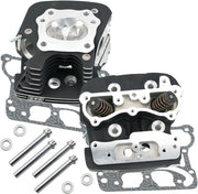 S&S Cycle 79 cc Super Stock® Cylinder Head Cylinder Head Kit Black Powder-Coated Aluminium Pair