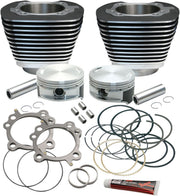 S&S Cycle Replacement Cylinder & Piston for S&S 106" Stroker Kit Cylinder and Piston Kit Powder-Coated Wrinkle Black