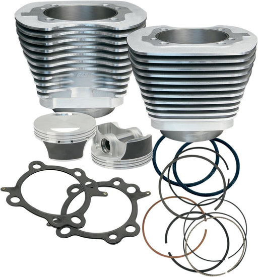 S&S Cycle Big Bore Cylinder Kit Silver Aluminium